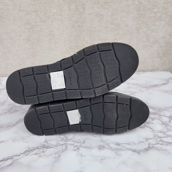 Clarks Women's Ivery Opal Ankle Boot Black Warm Lined Suede - Picture 8 of 10